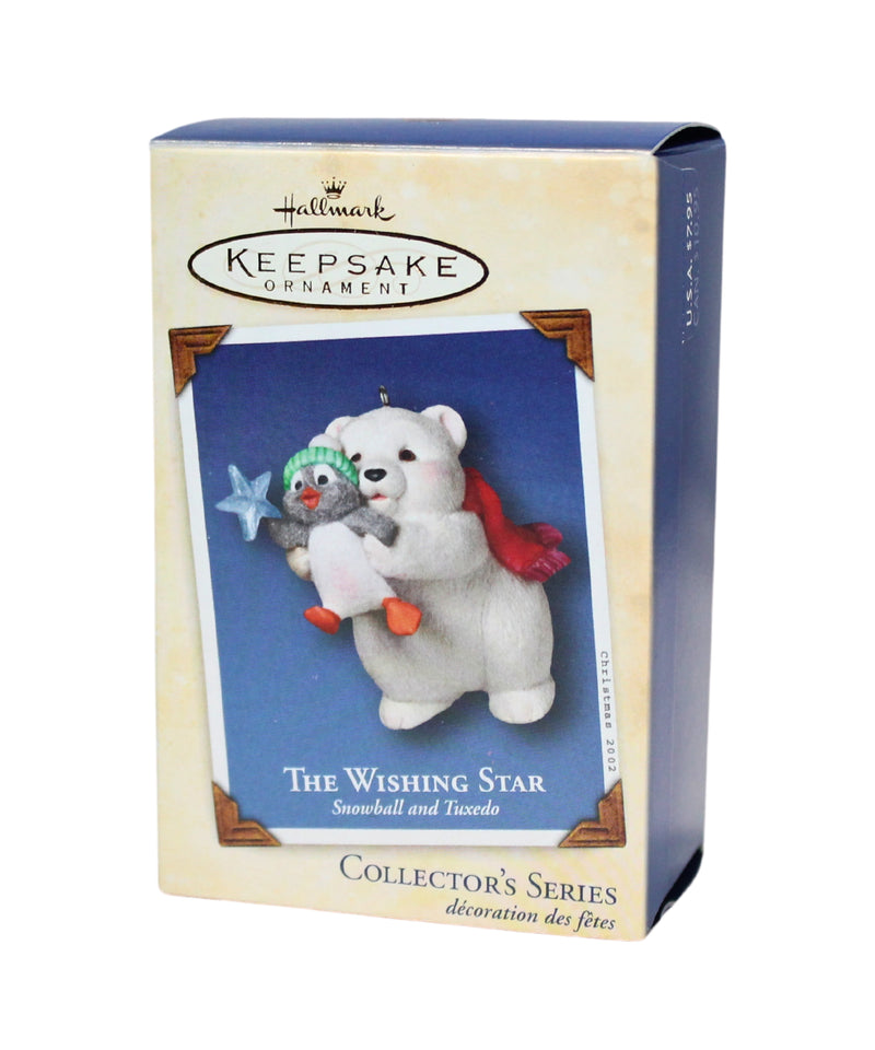 Hallmark Ornament: 2002 The Wishing Star | QX8033 | Snowball and Tuxedo