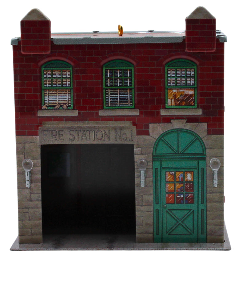 Hallmark Ornament: 2001 Fire Station No. 1 | QX8052