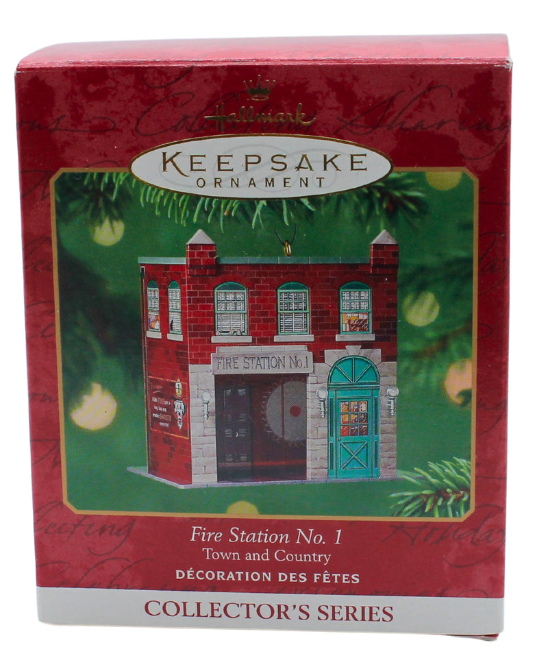 Hallmark Ornament: 2001 Fire Station No. 1 | QX8052