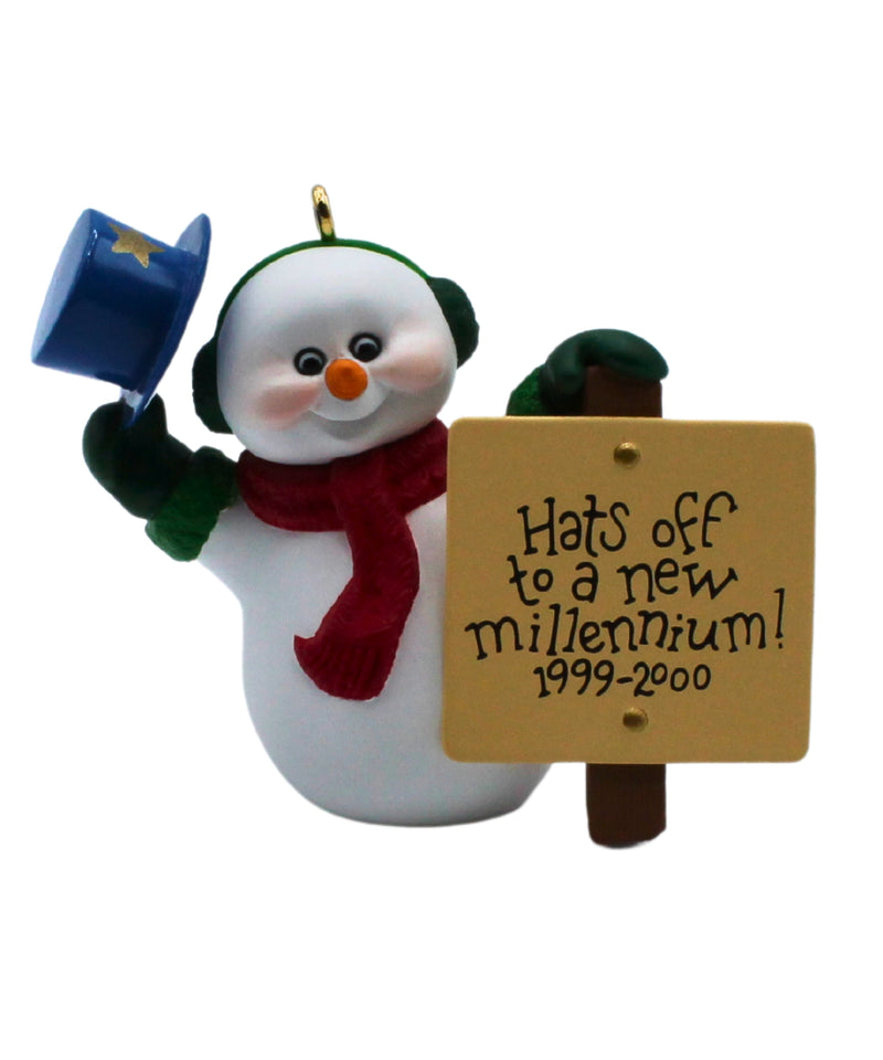 Hallmark Ornament: 1999 Millennium Snowman | QX8059