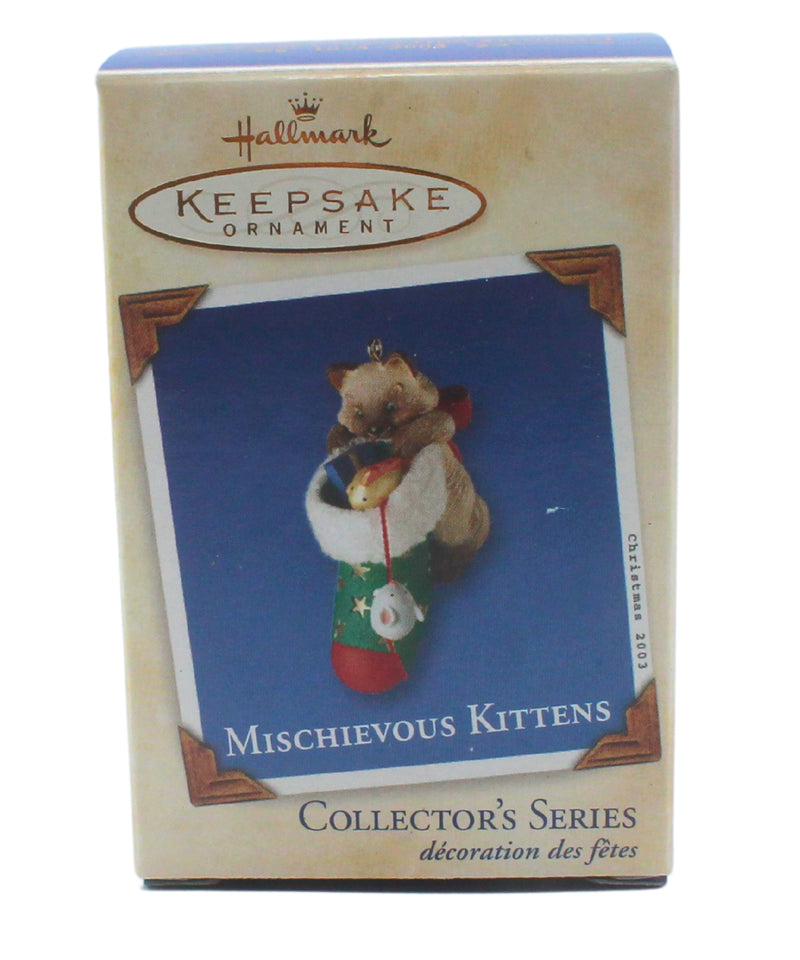 Hallmark Ornament: 2003 Mischievous Kittens  | QX8109