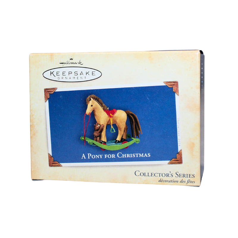 Hallmark Ornament: 2004 A Pony for Christmas | QX8221