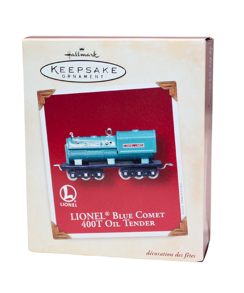 Hallmark Ornament: 2002 Blue Comet 400T Oil Tender | QX8243 | Lionel