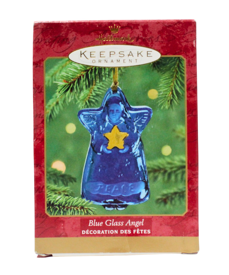 Hallmark Ornament: 2000 Blue Glass Angel | QX8381