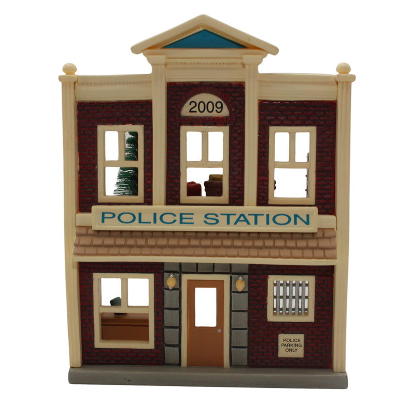 Hallmark Ornament: 2009 Keepsake Korners Police Station | QX8402