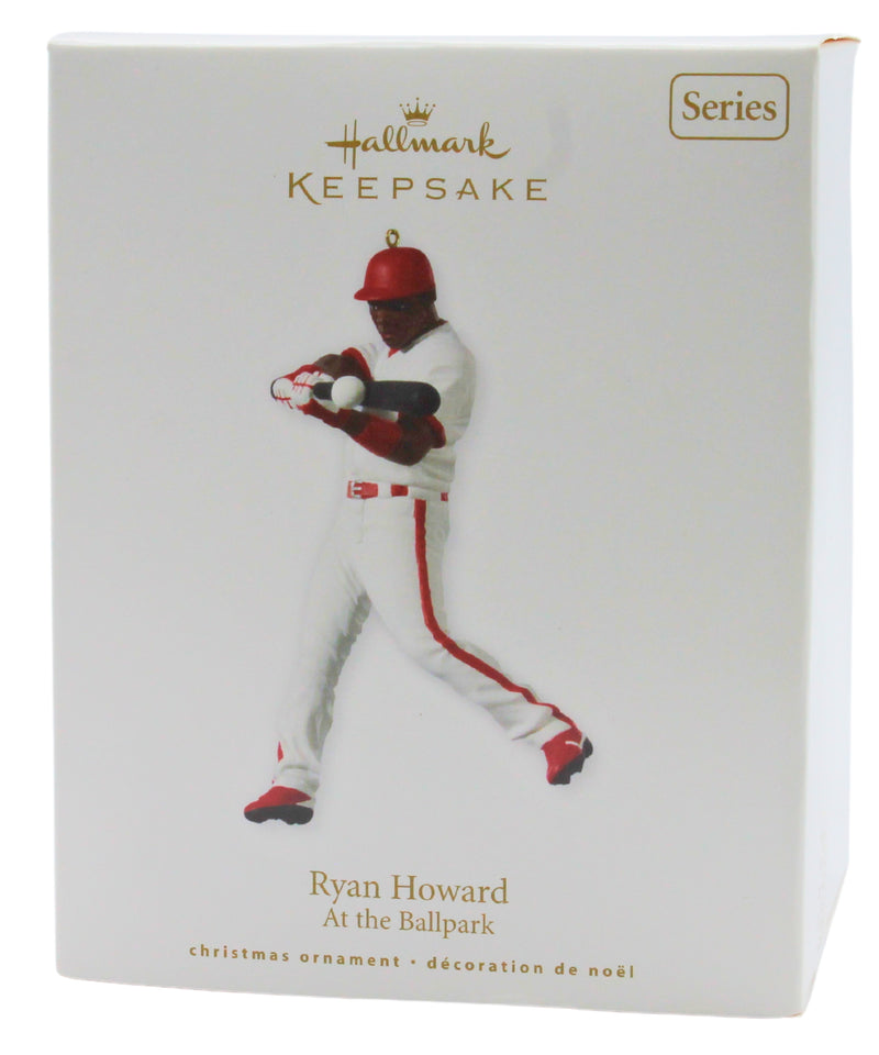 Hallmark Ornament: 2010 Ryan Howard | QX8426 | At the Ballpark