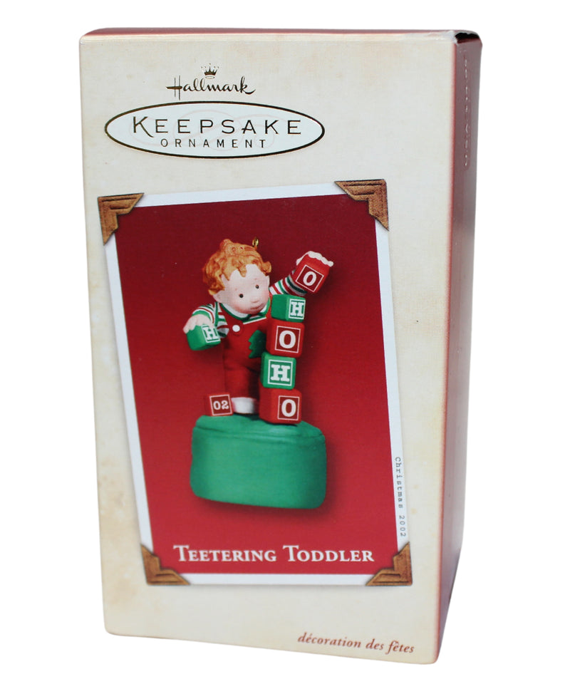 Hallmark Ornament: 2002 Teetering Toddler | QX8916