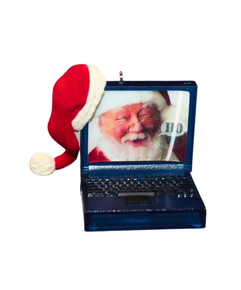 Hallmark Ornament: 2001 Laptop Santa | QX8972