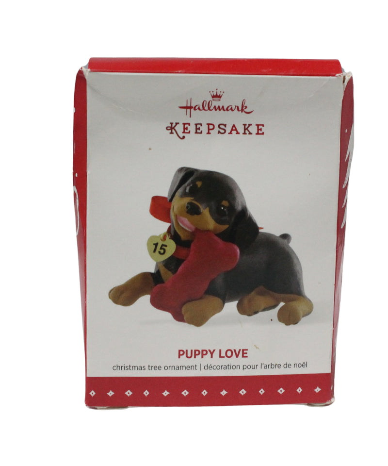 Hallmark Ornament: 2015 Puppy Love - 25th in the Puppy Love Series | QX9129