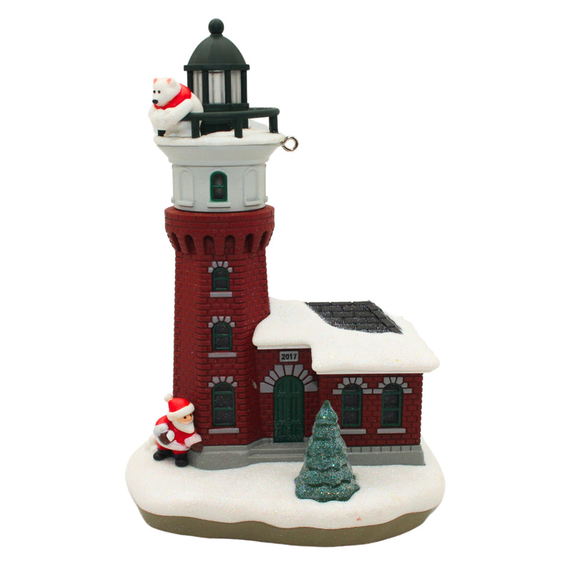 Hallmark Ornament: 2017 Holiday Lighthouse | QX9305