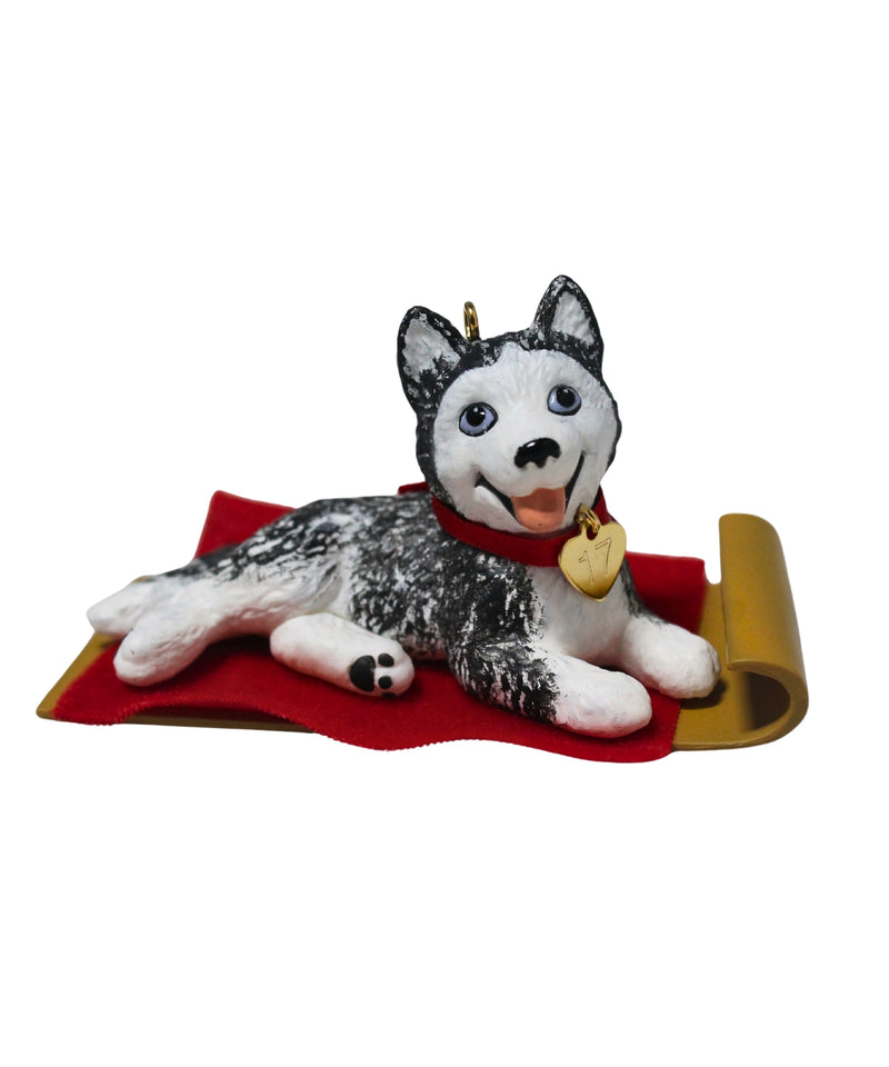 Hallmark Ornament: 2017 Siberian Husky - Puppy Love - 27th in the Puppy Love Series | QX9342