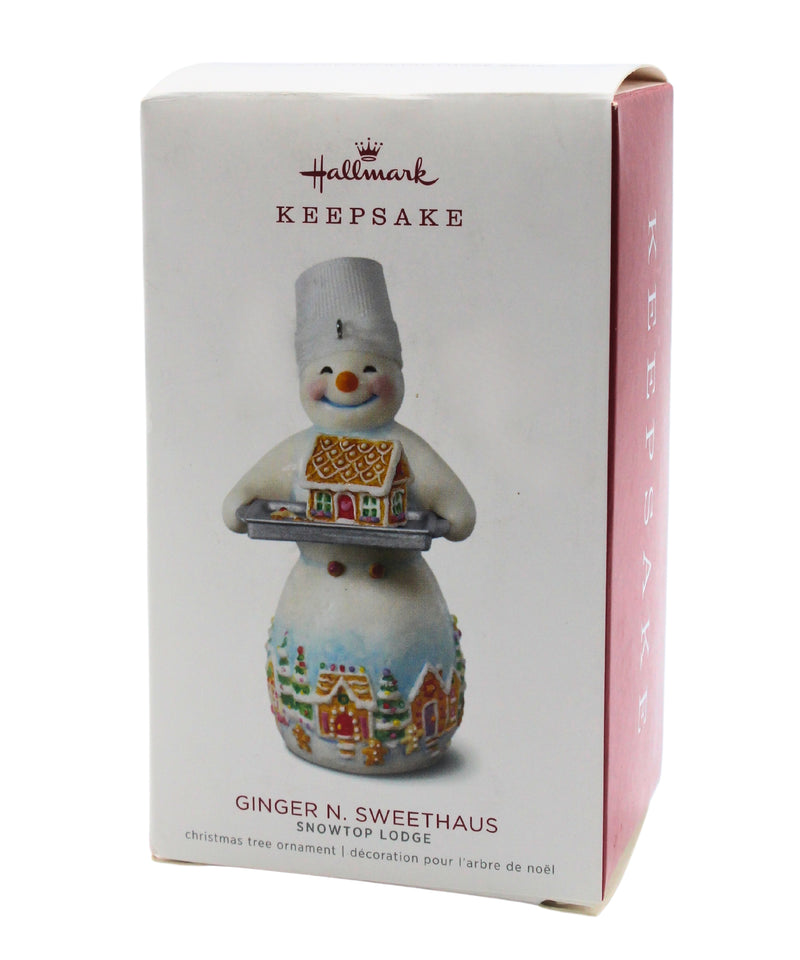 Hallmark Ornament: 2018 Ginger N. Sweethaus | QX9363 | Snowman