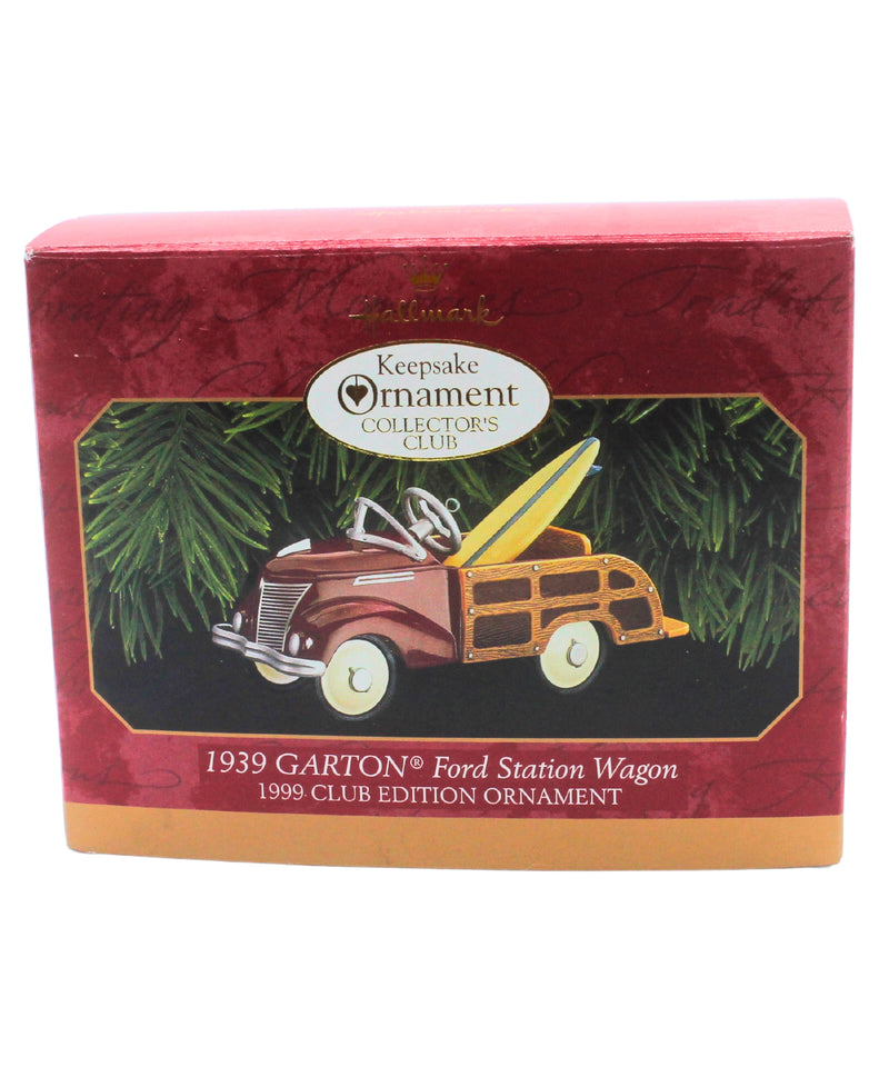 Hallmark Ornament: 1999 Garton Ford Station Wagon-1939 | QXC4509