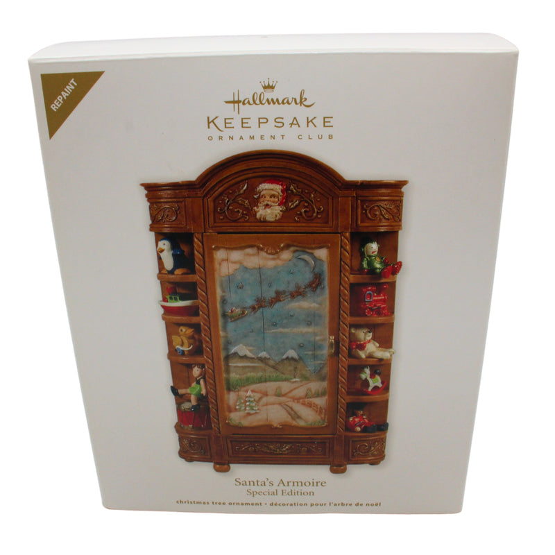 Hallmark Ornament: 2011 Santa's Armoire | QXC5036 | Repaint