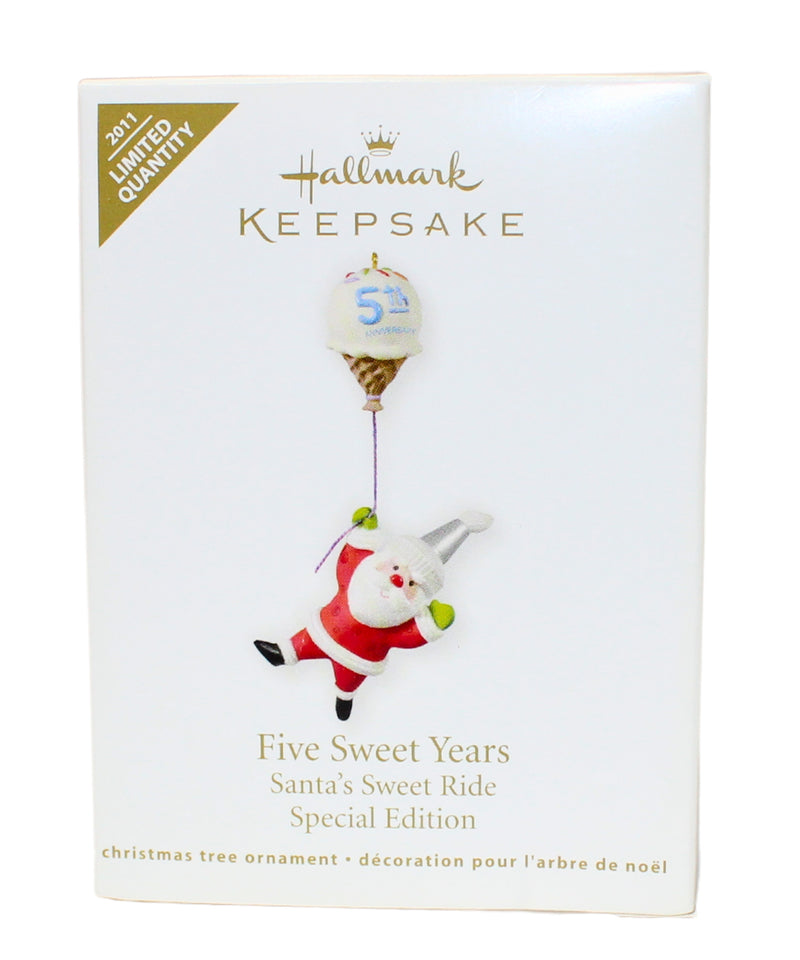 Hallmark Ornament: 2011 Five Sweet Years | QXE3069