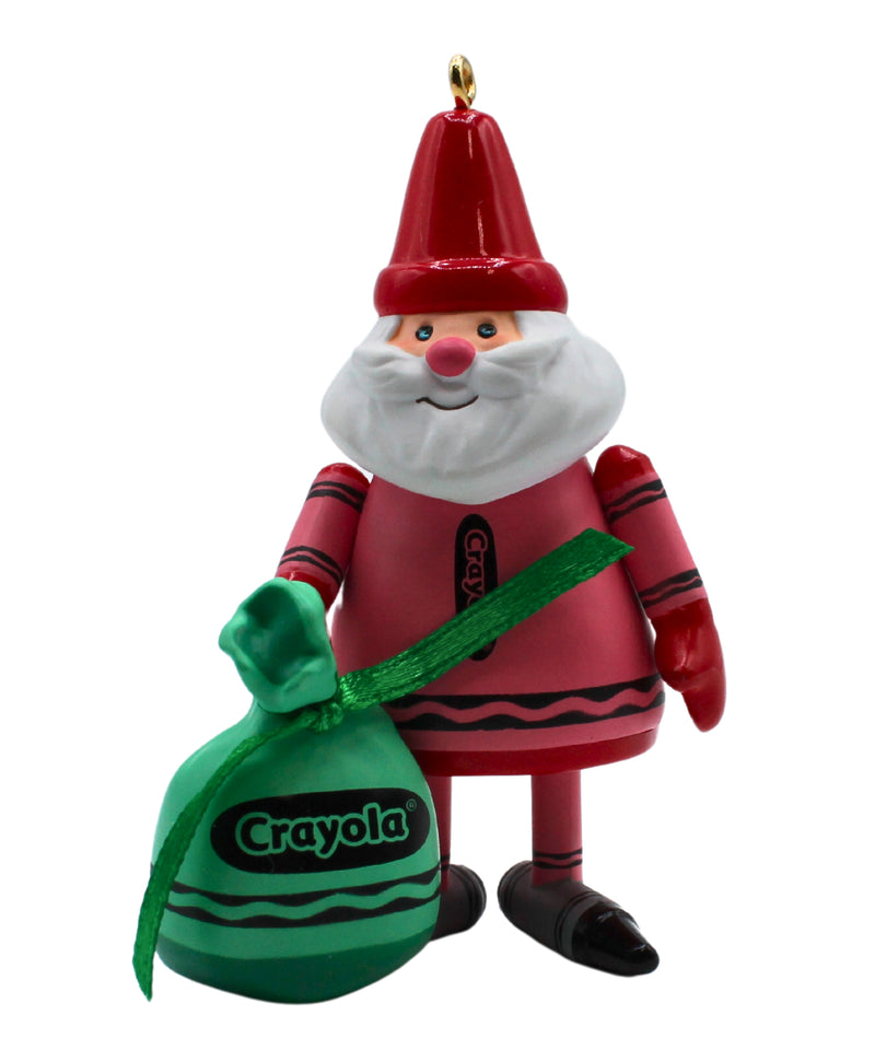 Hallmark Ornament: 2009 Colorful Santa | QXE3075 | Crayola