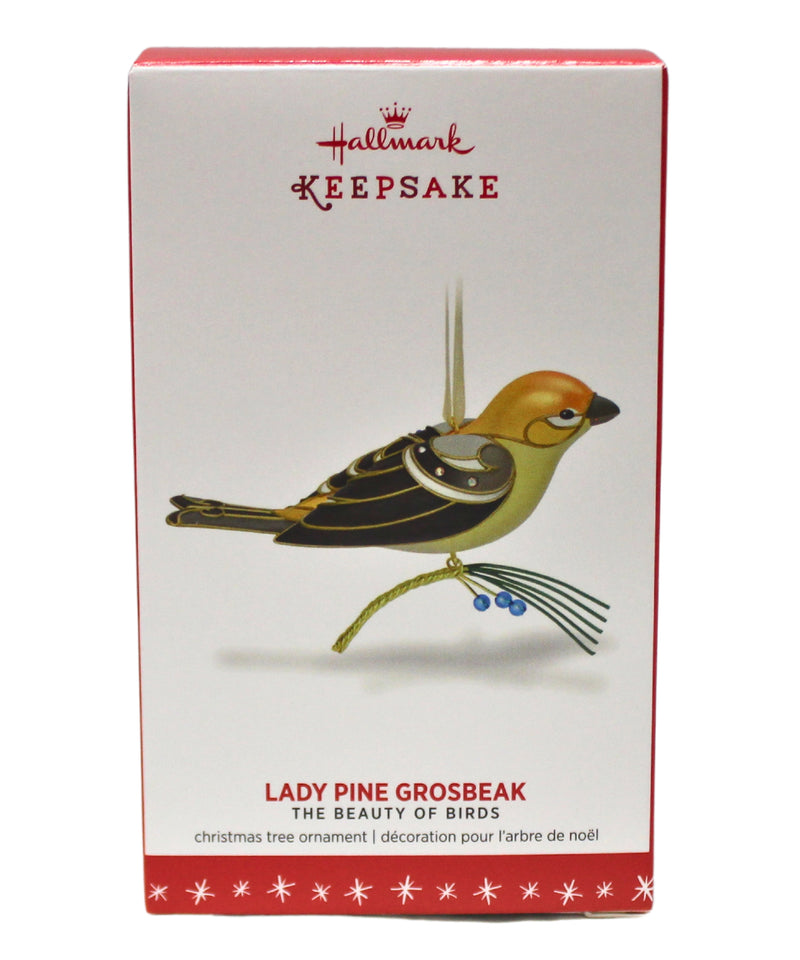 Hallmark Ornament: 2016 Lady Pine Grosbeak | QXE3134 | Beauty of Birds