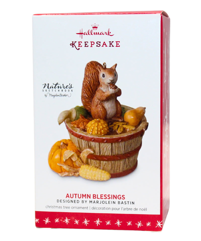 Hallmark Ornament: 2016 Autumn Blessings | QXE3151 | Nature's Sketchbook