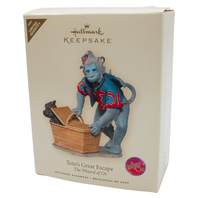 Hallmark Ornament: 2007 Toto's Great Escape  | QXE9027