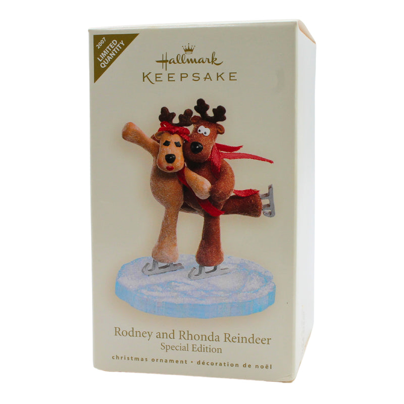 Hallmark Ornament: 2007 Rodney and Rhonda Reindeer | QXE9129