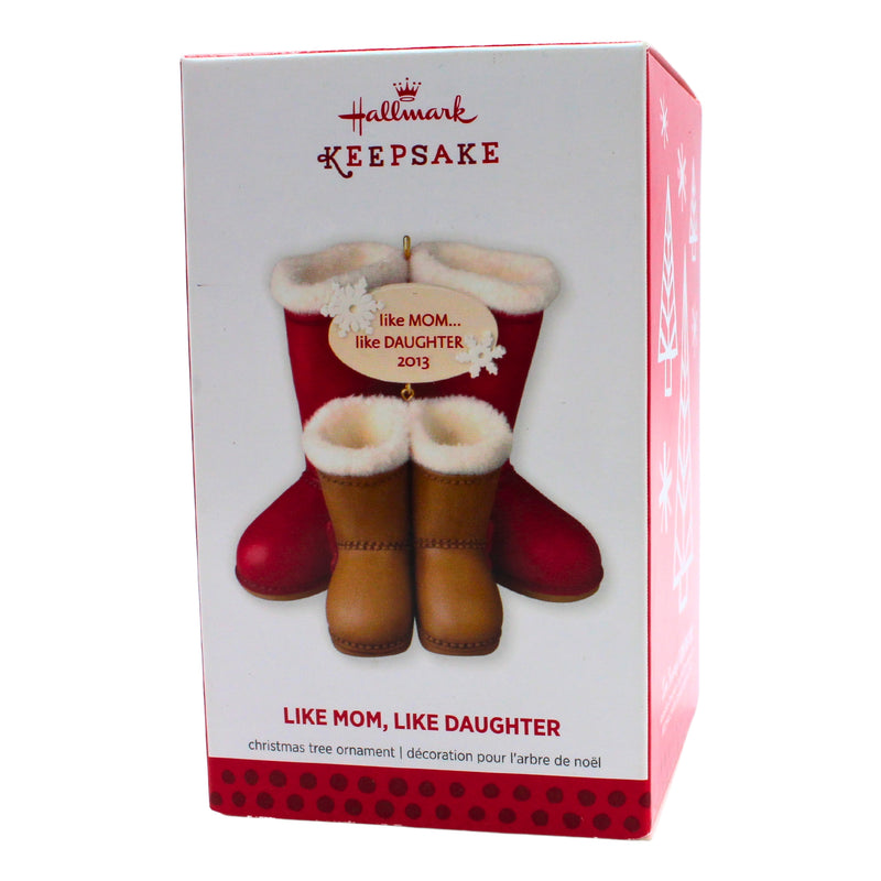 Hallmark Ornament: 2013 Like Mom, Like Daughter | QXG1952 | Boots