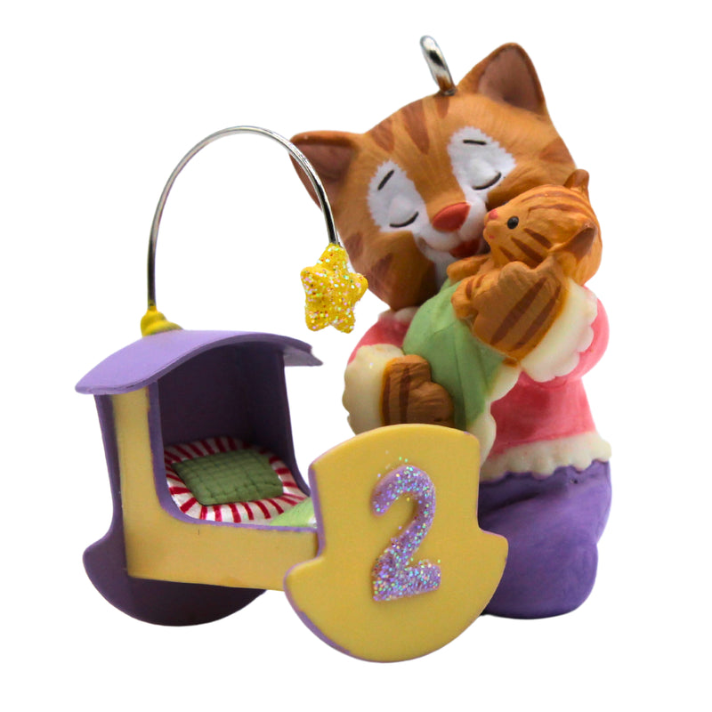 Hallmark Ornament: 2006 My Second Christmas | QXG2886 | Cat & Kitten