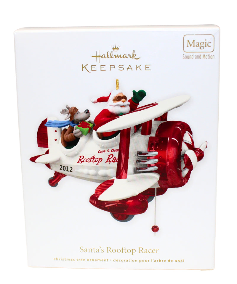 Hallmark Ornament: 2012 Santa's Rooftop Racer | QXG3204