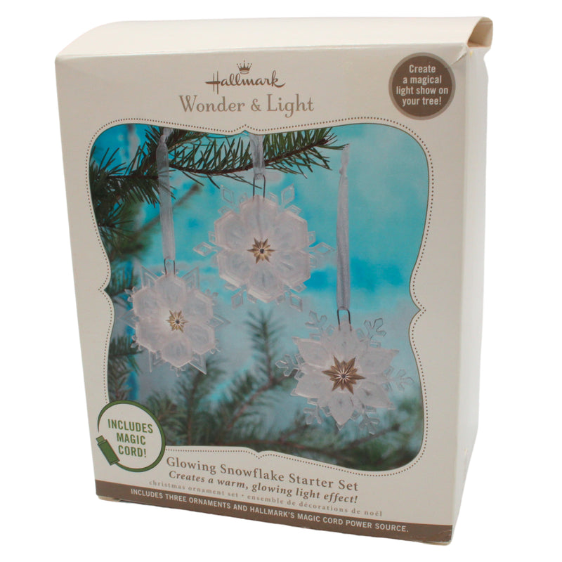 Hallmark Ornament: 2010 Glowing Snowflake Starter Set | QXG3626