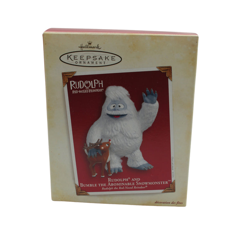 Hallmark Ornament: 2005 Rudolph and Bumble the Abominable Snowmonster | QXG4475 | Rudolph