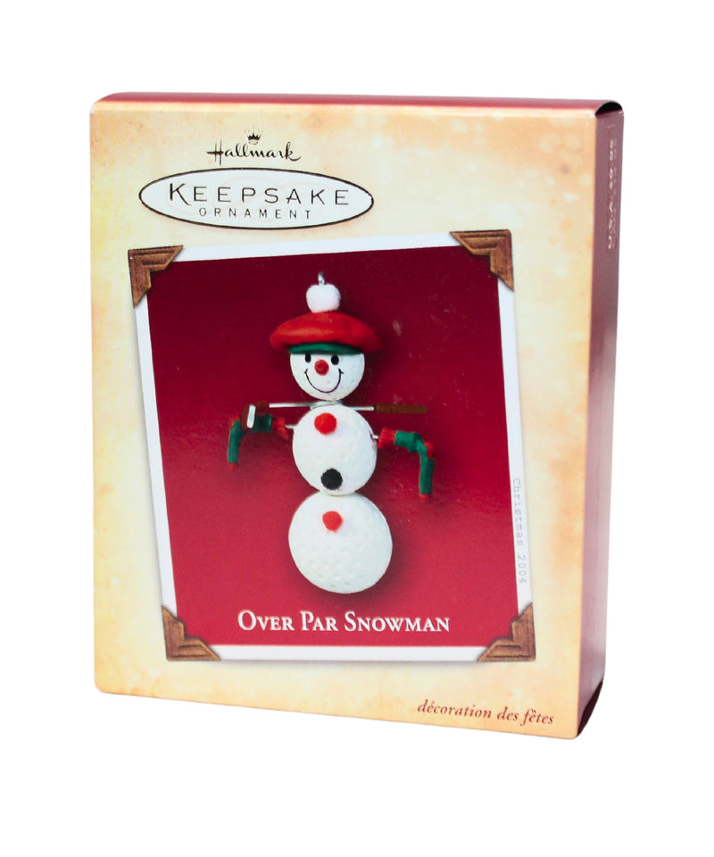 Hallmark Ornament: 2004 Over Par Snowman | QXG5421