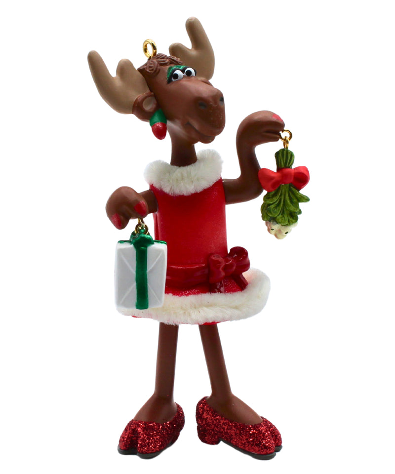 Hallmark Ornament: 2009 Merry Kiss-Moose | QXG6702