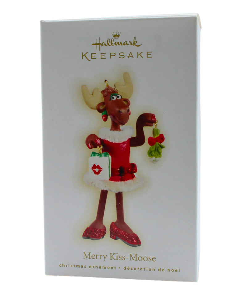 Hallmark Ornament: 2009 Merry Kiss-Moose | QXG6702