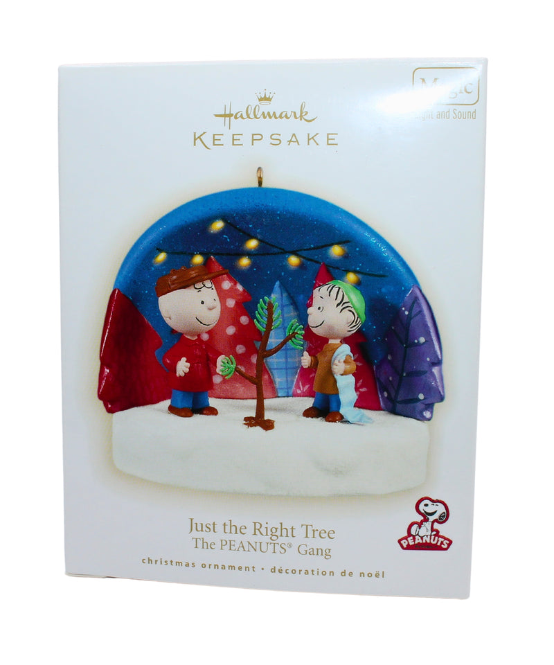 Hallmark Ornament: 2009 Just the Right Tree | QXI1105 | Peanuts