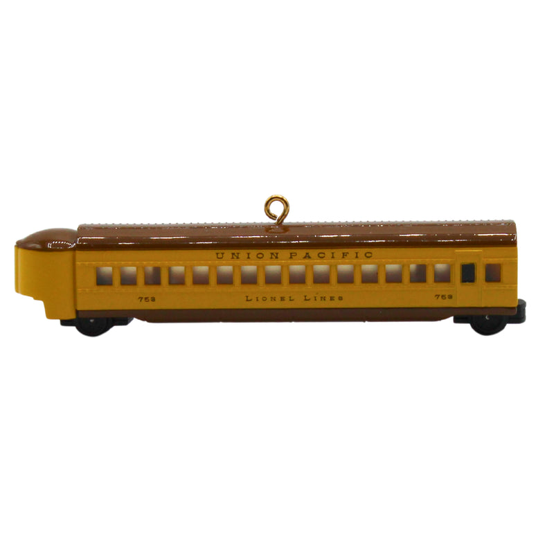 Hallmark Ornament: 2010 Lionel Union Pacific Streamliner Long Coach | QXI2023