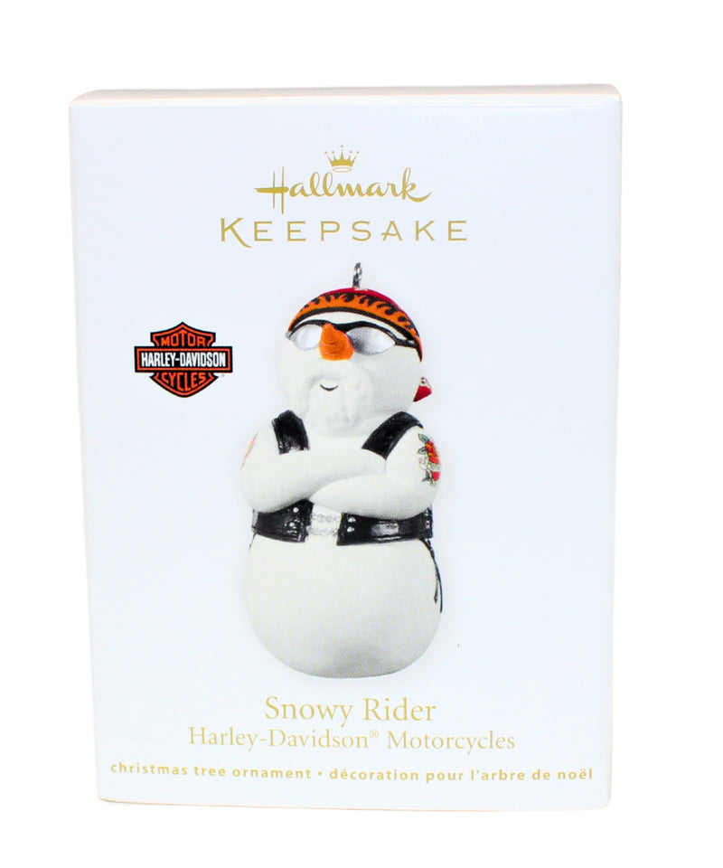 Hallmark Ornament: 2012 Snowy Rider | QXI2084 | Harley Davidson