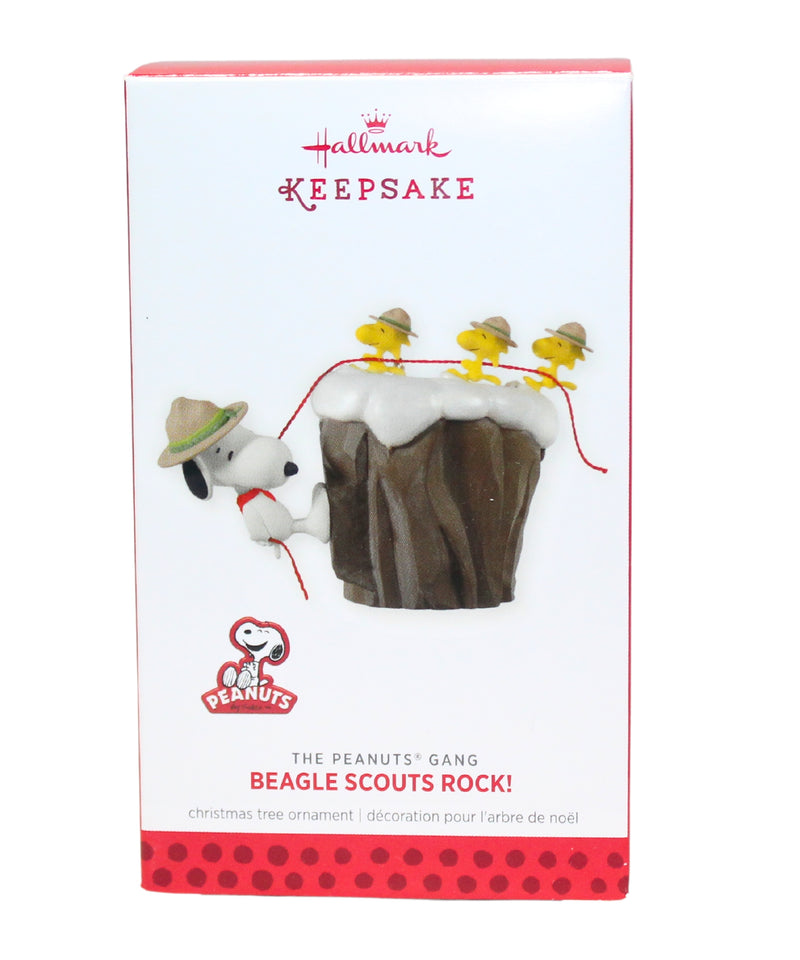 Hallmark Ornament: 2013 Beagle Scouts Rock! | QXI2175 | Peanuts