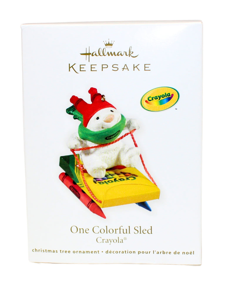 Hallmark Ornament: 2011 One Colorful Sled | QXI2629 | Crayola