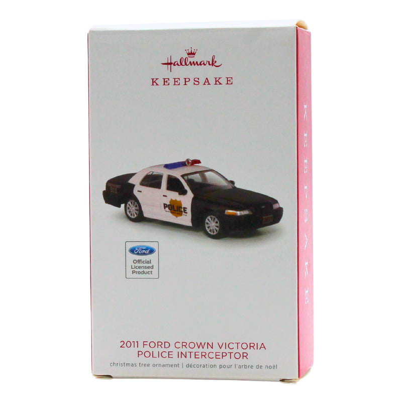 Hallmark Ornament: 2018 Ford Crown Victoria Police Interceptor-2011 | QXI3163