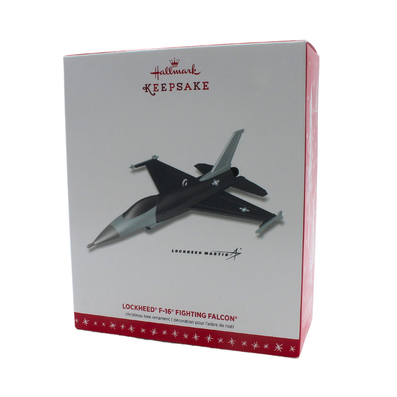 Hallmark Ornament: 2016 Lockheed F-16 Fighting Falcon | QXI3184 | Airplane