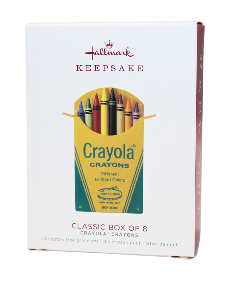 Hallmark Ornament: 2018 Classic Box of 8 | QXI3236 | Crayola