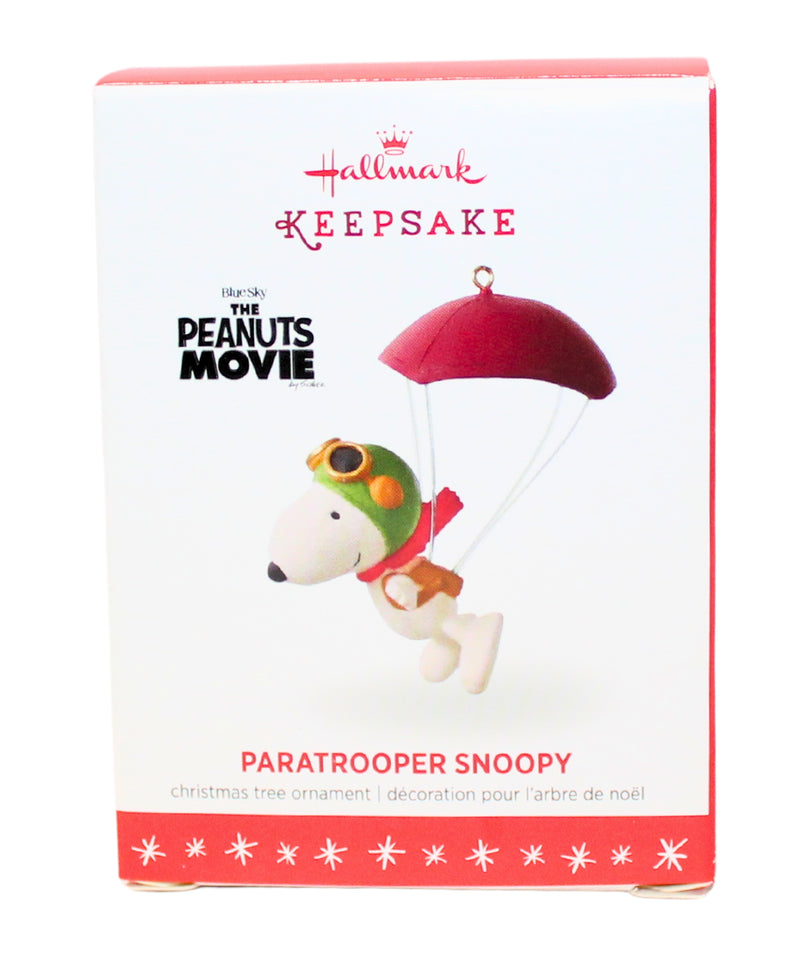 Hallmark Ornament: 2016 Paratrooper Snoopy | QXI3284 | Peanuts