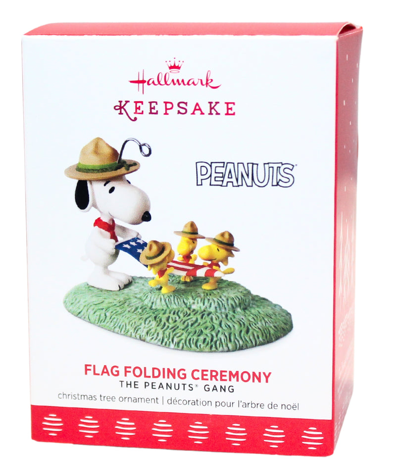 Hallmark Ornament: 2017 Flag Folding Ceremony | QXI3295 | Peanuts