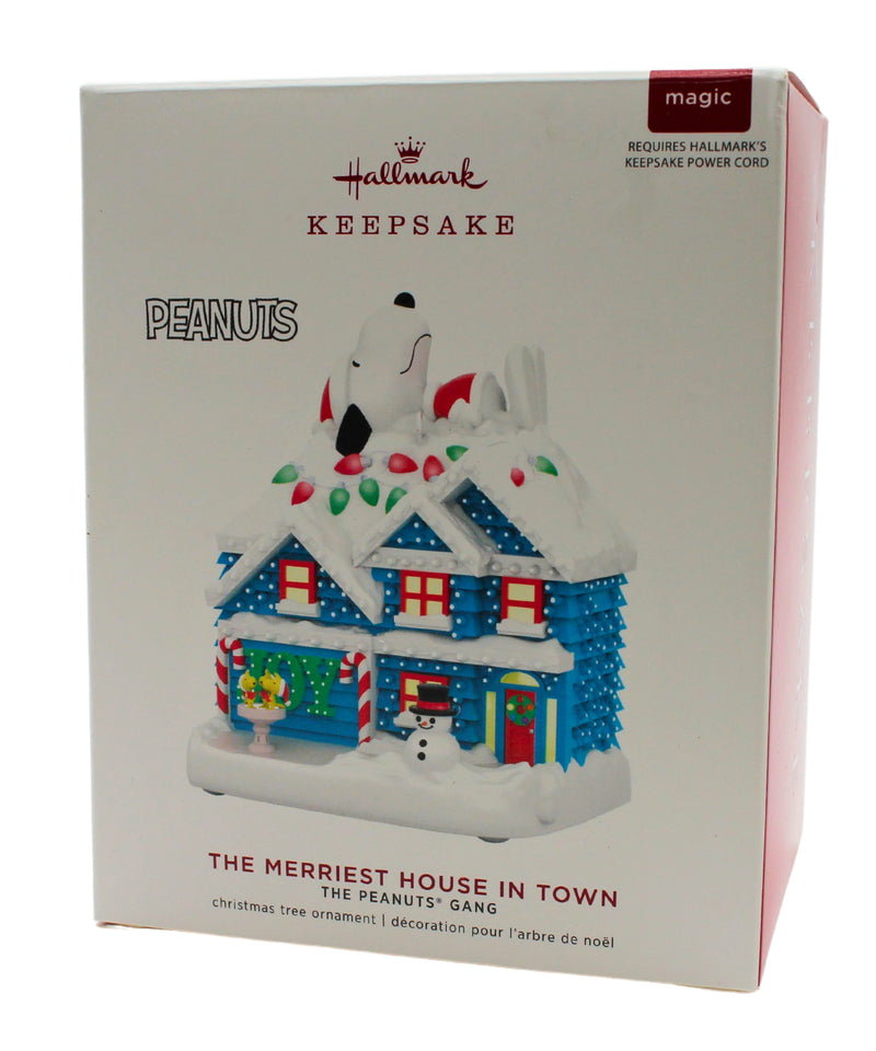 Hallmark Ornament: 2019 The Merriest House in Town | QXI3707 | Peanuts