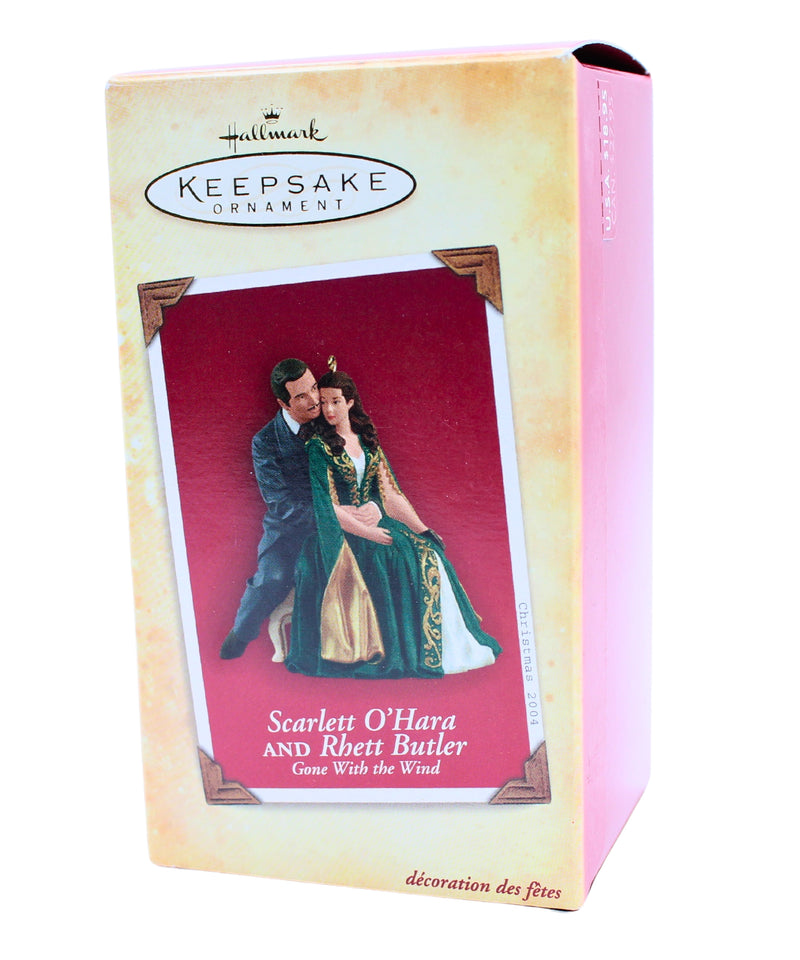 Hallmark Ornament: 2004 Scarlett O'Hara and Rhett Butler | QXI4034 | Green Dress