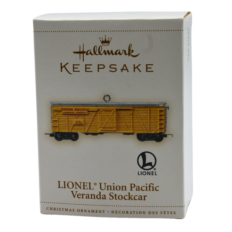 Hallmark Ornament: 2006 Lionel Union Pacific Veranda Stockcar | QXI6176