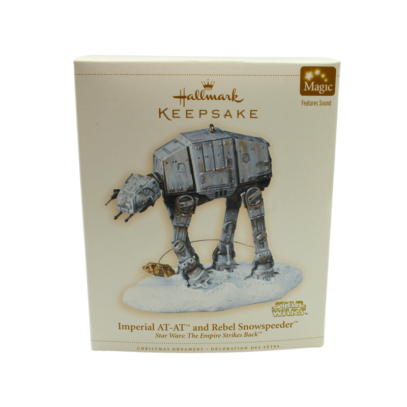 Hallmark Ornament: 2006 Imperial At-At and Rebel Snowspeeder | QXI6193 | Star Wars