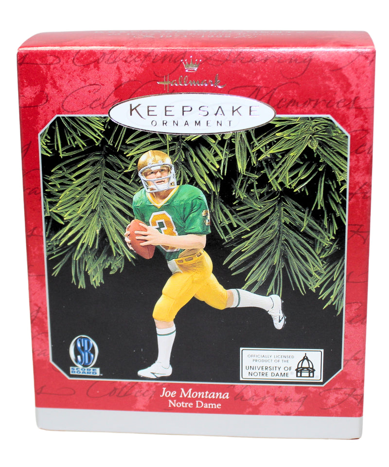 Hallmark Ornament: 1998 Joe Montana | QXI6843 | Notre Dame