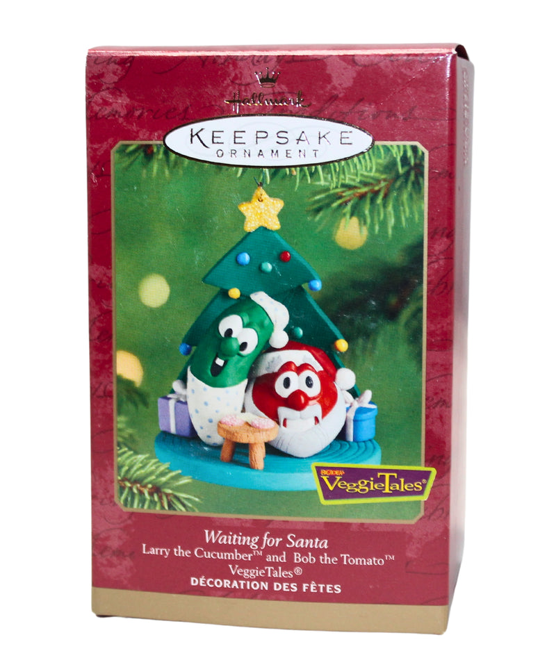 Hallmark Ornament: 2001 Waiting for Santa | QXI6932 | VeggieTales