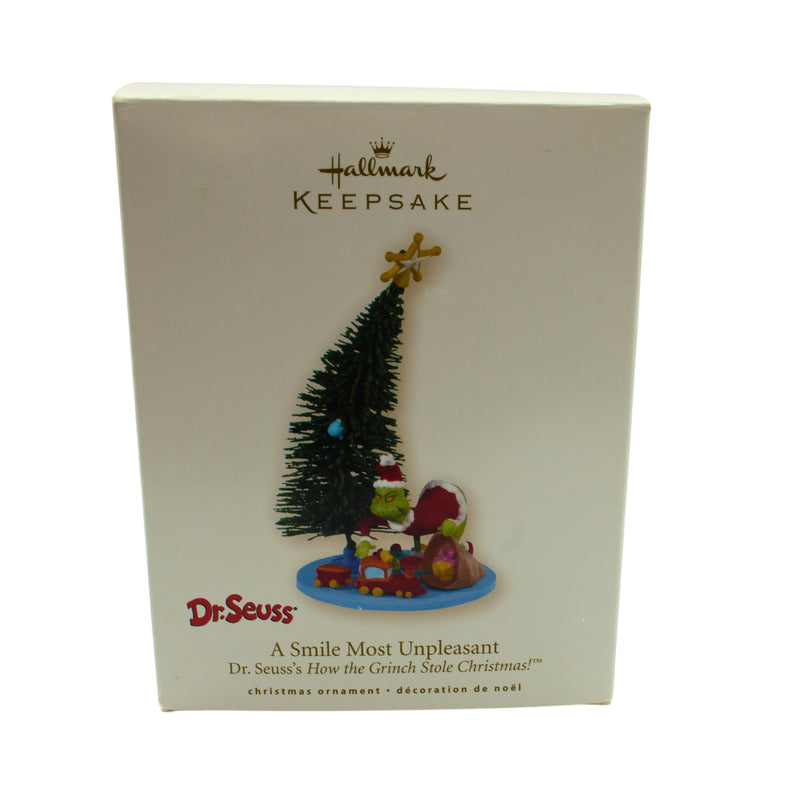 Hallmark Ornament: 2008 A Smile Most Unpleasant | QXI7031 | The Grinch