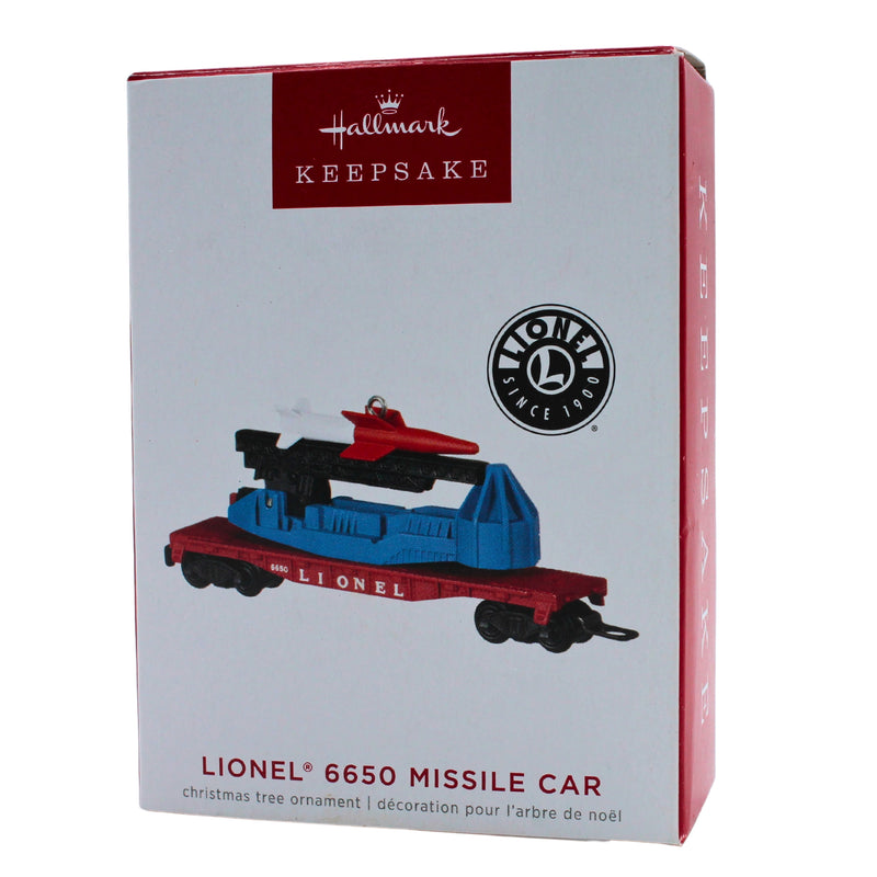 Hallmark Ornament: 2022 Lionel 6650 Missile Car | QXI7063